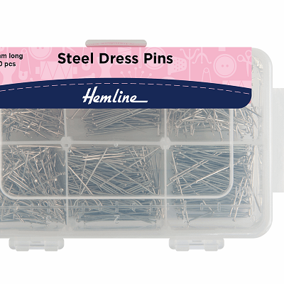 H670.1200 Steel Dress: 30mm: Nickel: 1200 Pieces..
